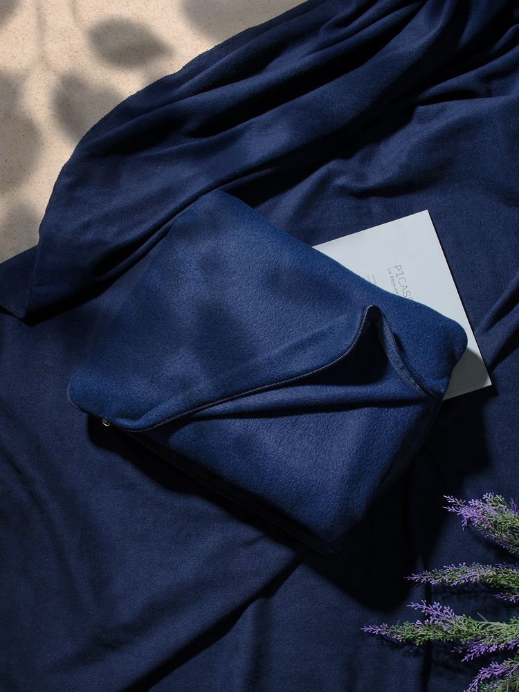 Дорожный плед-подушка Pathway 2, синий-4