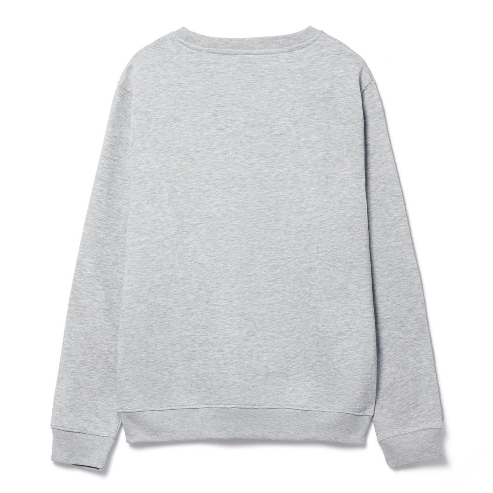 Свитшот унисекс Delta, серый меланж-1