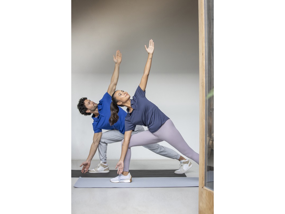 Мужская стильная футболка поло с короткими рукавами Deimos, темно-синий-6