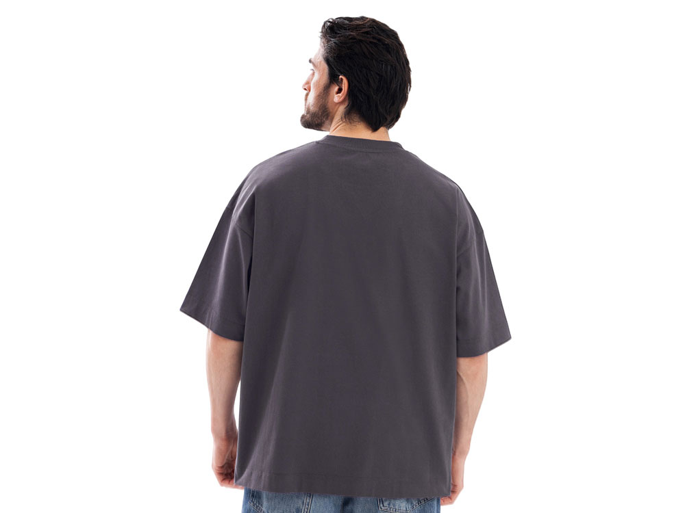 Футболка оверсайз Beta.01 унисекс, темно-серый-2