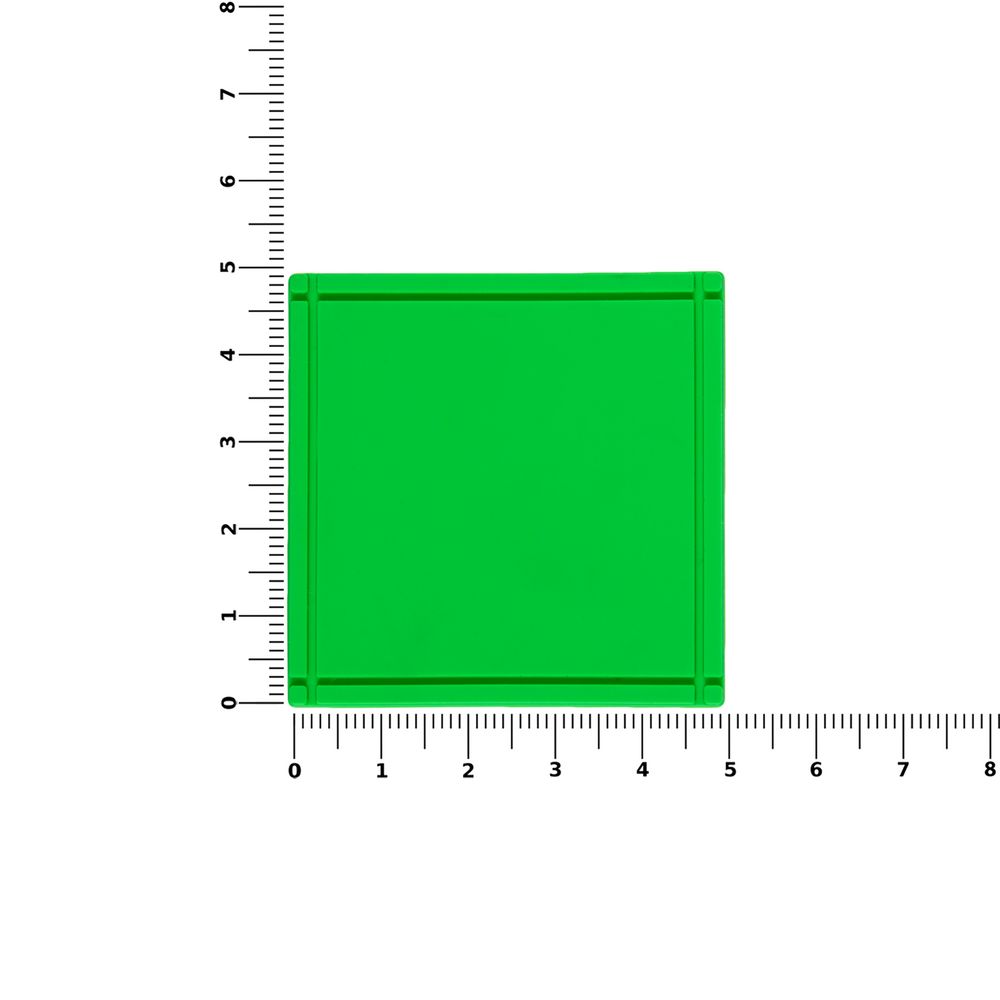 Лейбл из ПВХ Dzeta, L, зеленый неон-1