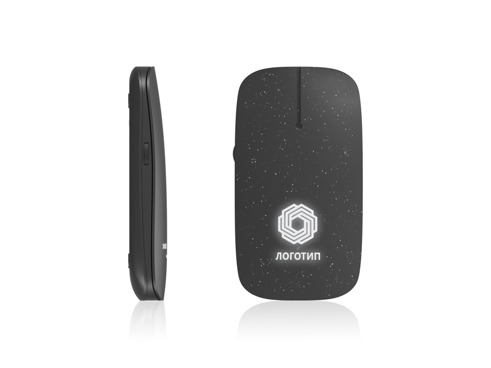 Беспроводная мышь c подсветкой Pokket2 Eco, черный-0