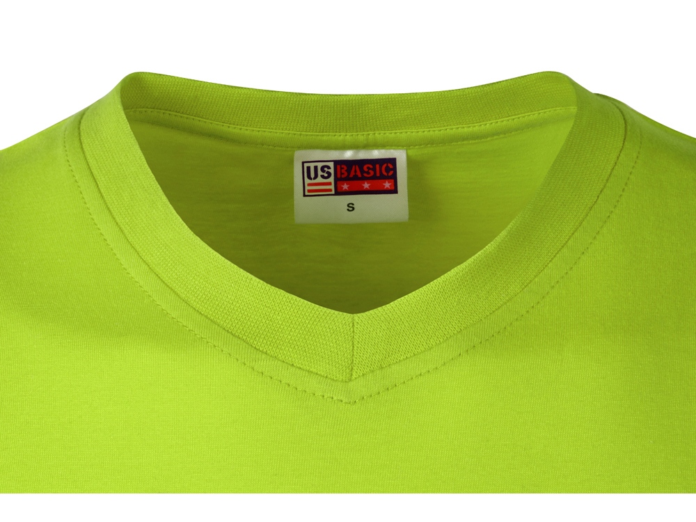 Футболка Heavy Super Club мужская с V-образным вырезом, зеленое яблоко-7