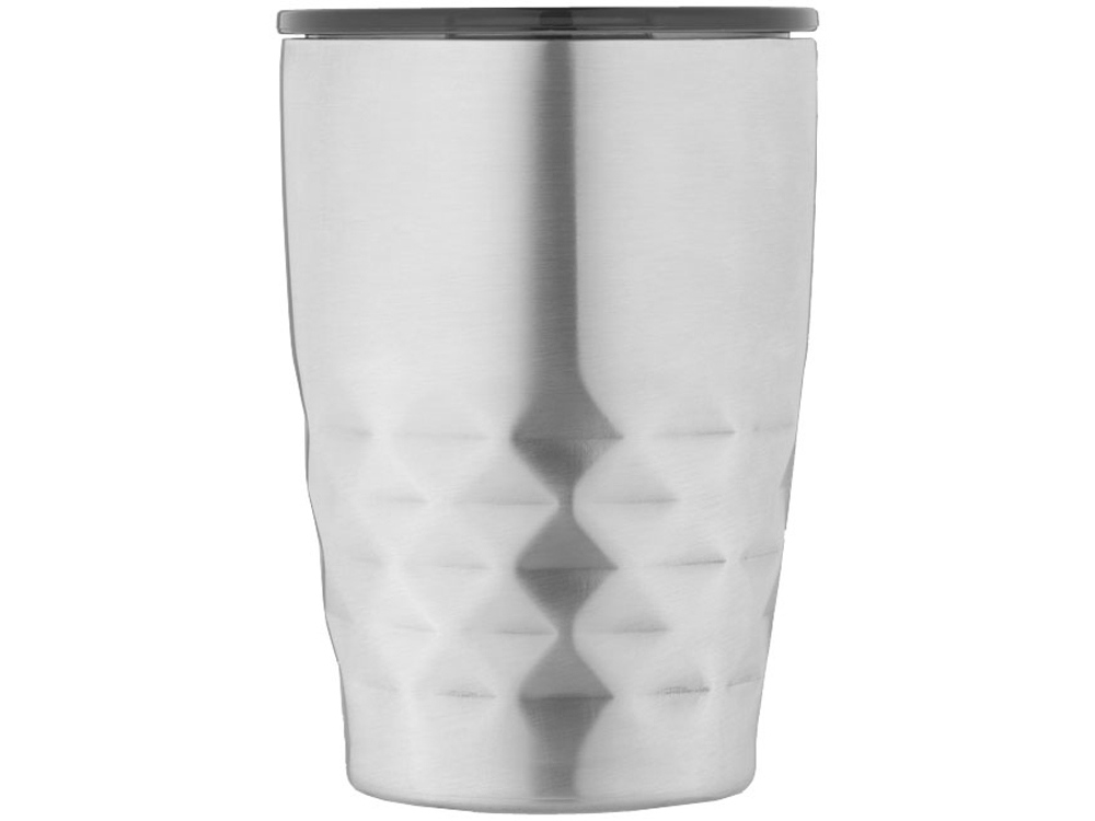 Кружка Geo с вакуумной изоляцией, серебристый/черный-2