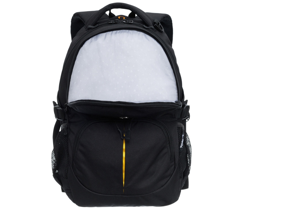 Рюкзак TORBER РАКЕТА, чёрный, полиэстер, 33х15х45 см, 22 л-6