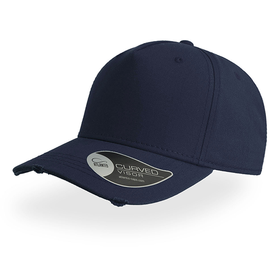Бейсболка CARGO, 5 клиньев, металлическая застежка, темно-синий-0