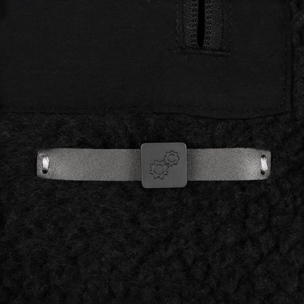 Лейбл кожаный Beta, XS, серый-2