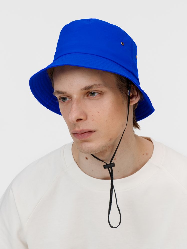 Панама Pana Vista, ярко-синяя-6