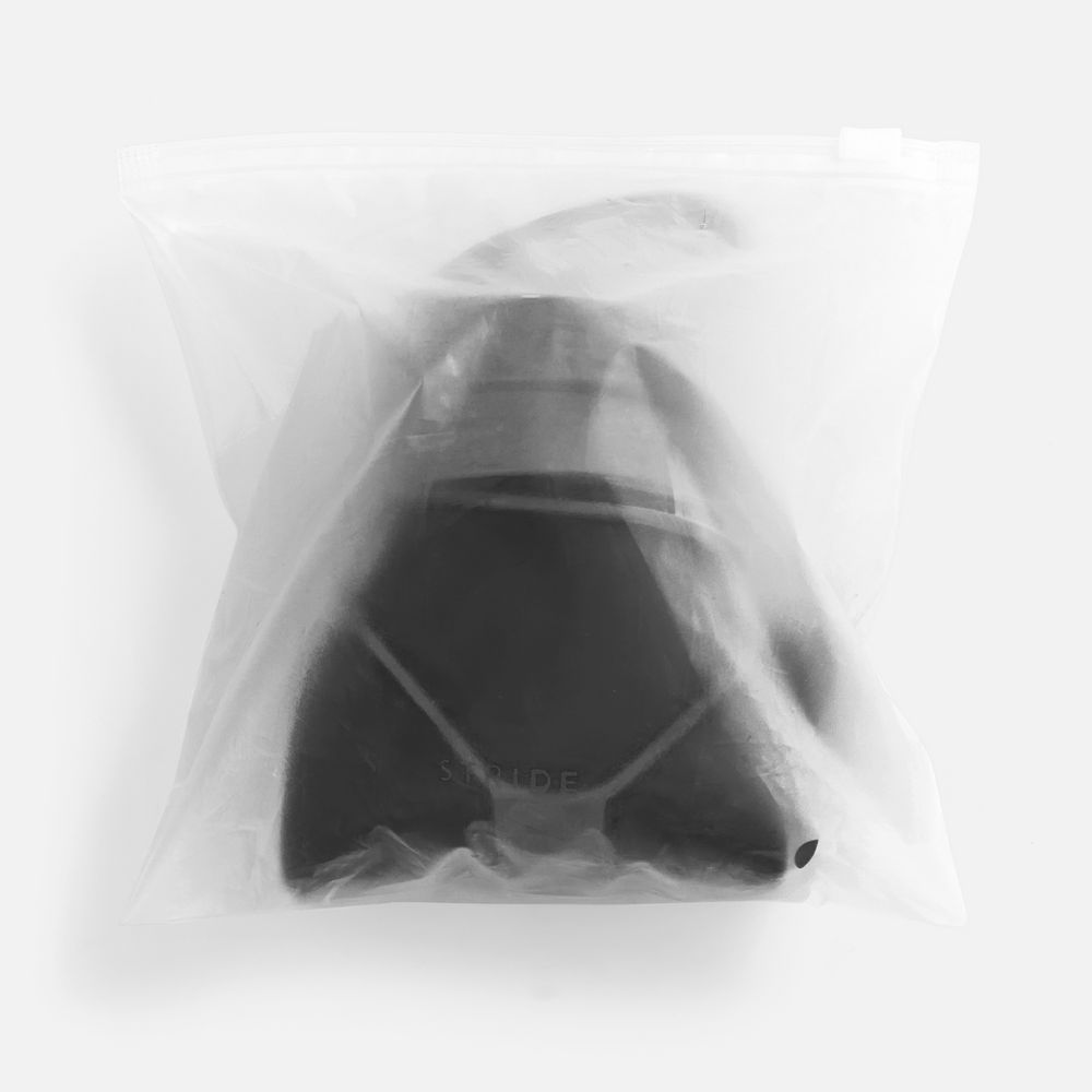 Складная бутылка для воды Langfossen, черная-4