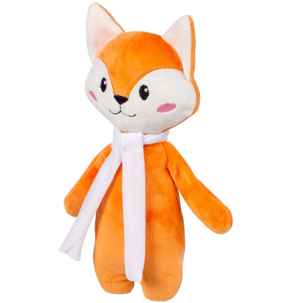 Мягкая игрушка Beastie Toys, лисенок с белым шарфом-1