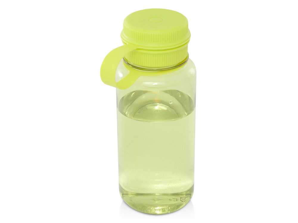 Спортивная бутылка Ryder из переработанного ПЭТ-пластика объемом 900 мл с многофункциональной крышкой, сертифицированная RCS - Лайм-0