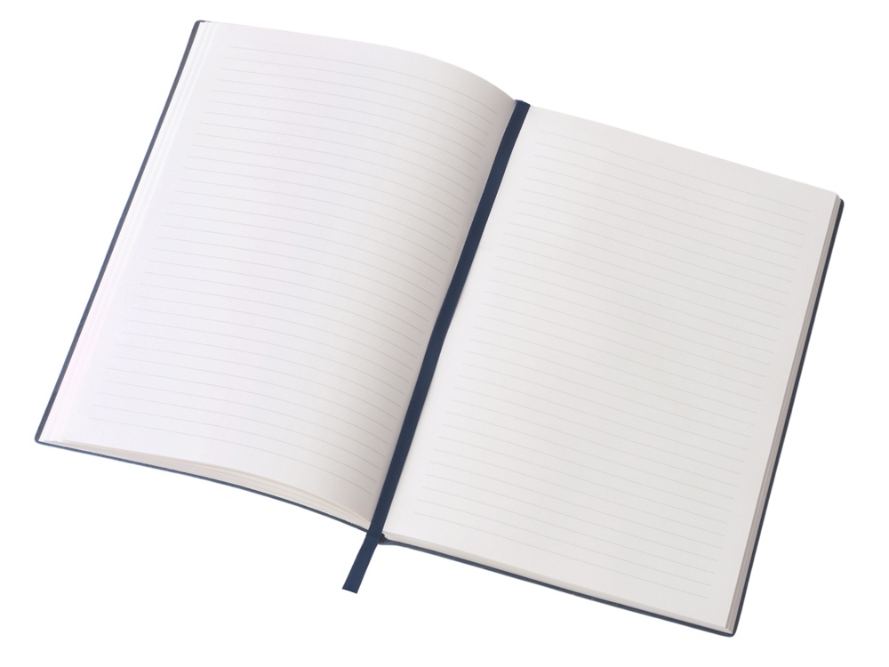 Блокнот А5 Bradbury, гибкая обложка, 80 листов 80 гр/м2 FSC бумага, темно-синий-4