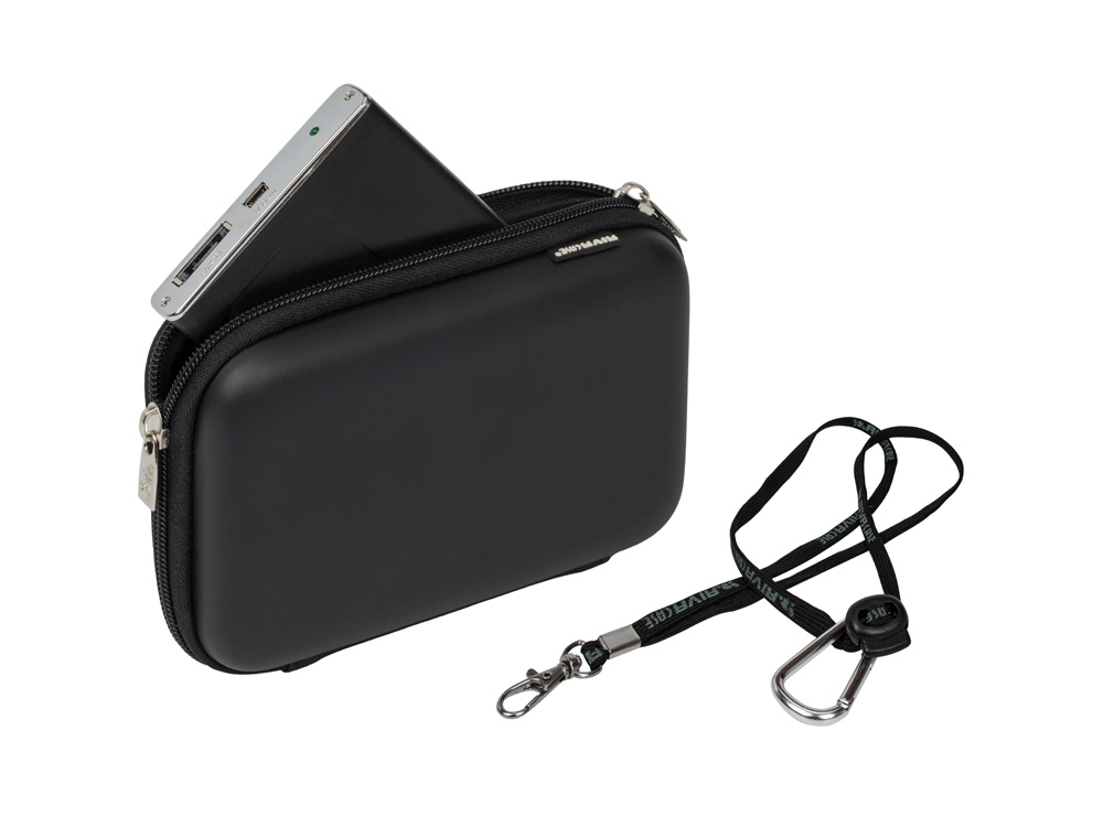 Чехол для жесткого диска из кожзама 9102, черный-11