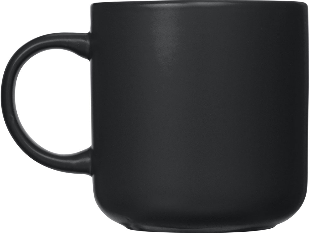 Кружка матовая Rita, 410мл, черный-2