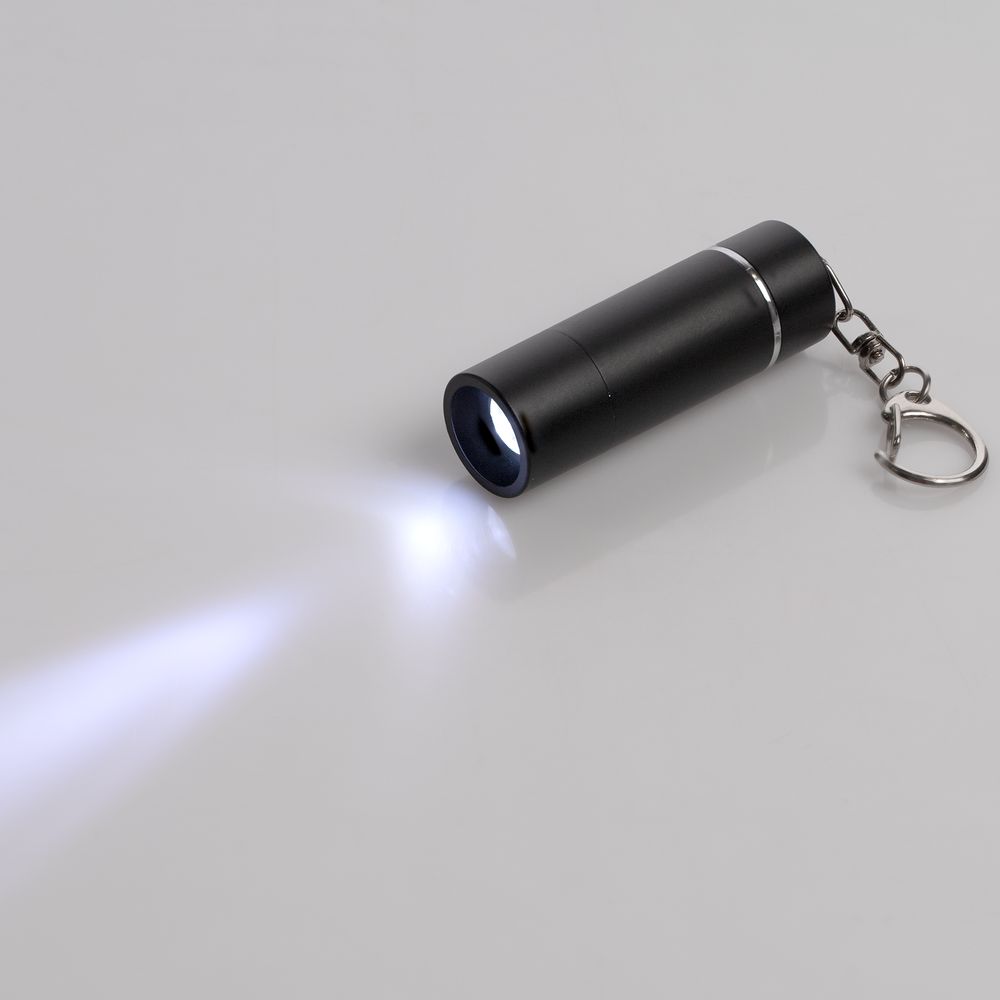 Брелок-фонарик Click Ray, ver.2, черный-2