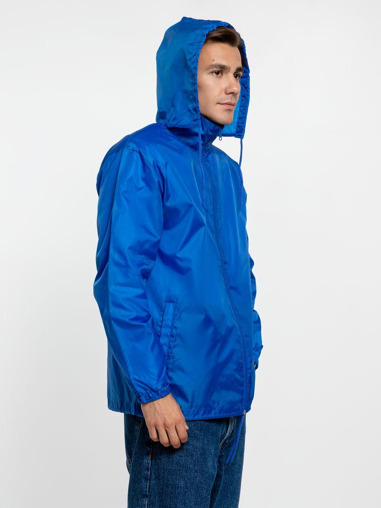 Ветровка унисекс Shift, ярко-синяя-4