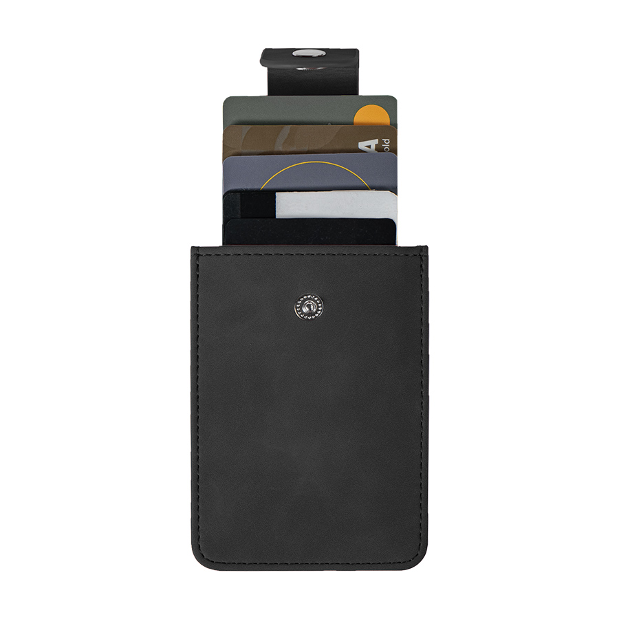 Чехол для карт Luma с 4 отделениями, черный, PU, черный-2