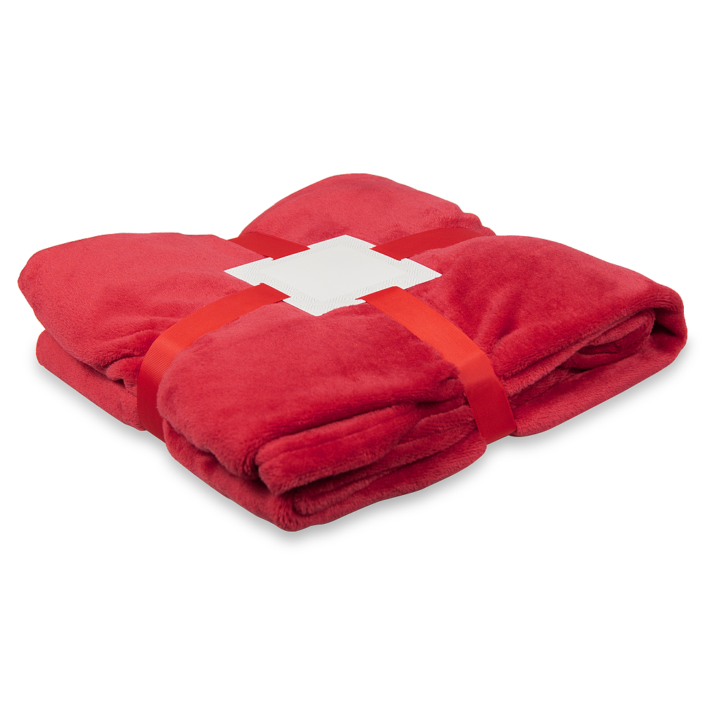 Плед флисовый SUPER SOFT COMFORT TRAVEL, Красный-0