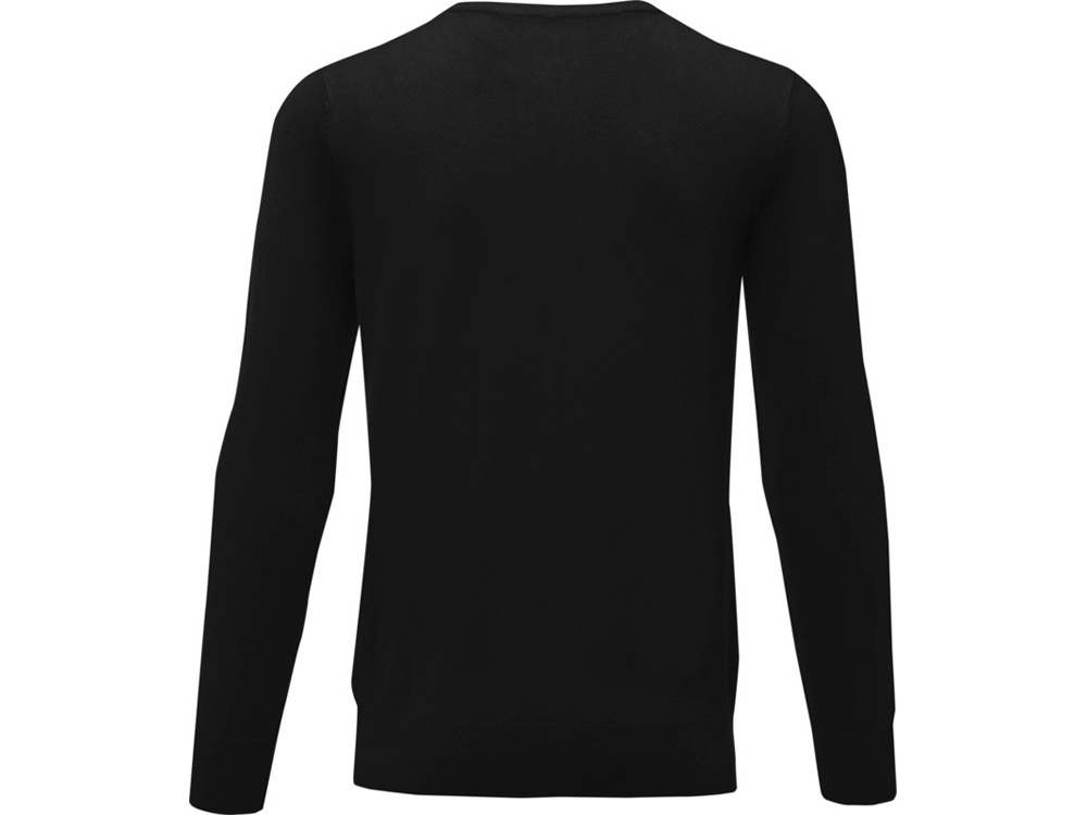 Мужской пуловер Merrit с круглым вырезом, черный-2