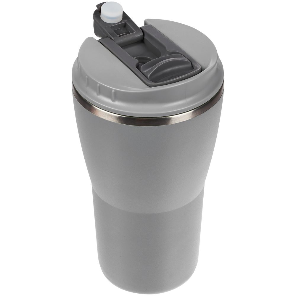 Термостакан Sapporo без логотипа, серый-3