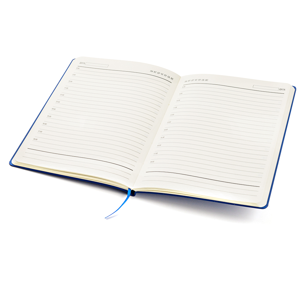 Ежедневник A5 недатированный Esmeralda в мягком переплёте, Синий-1