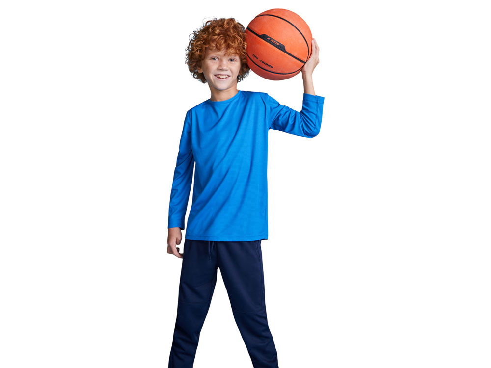 Лонгслив Estoril детский, королевский синий-4