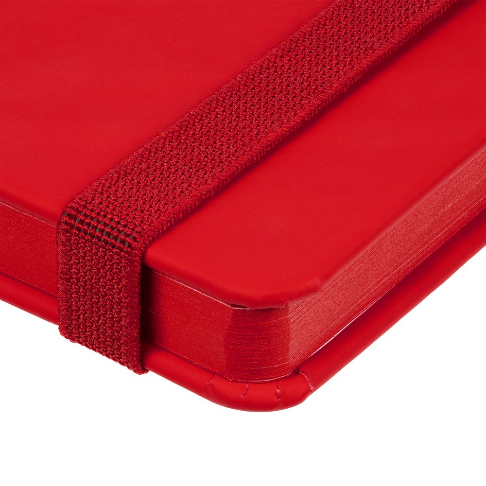 Блокнот Shall, в линейку, красный-2