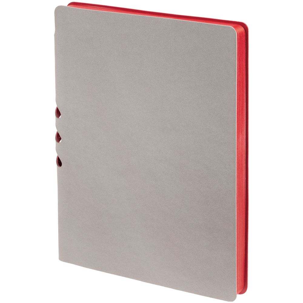 Ежедневник Flexpen, недатированный, серебристо-красный-1