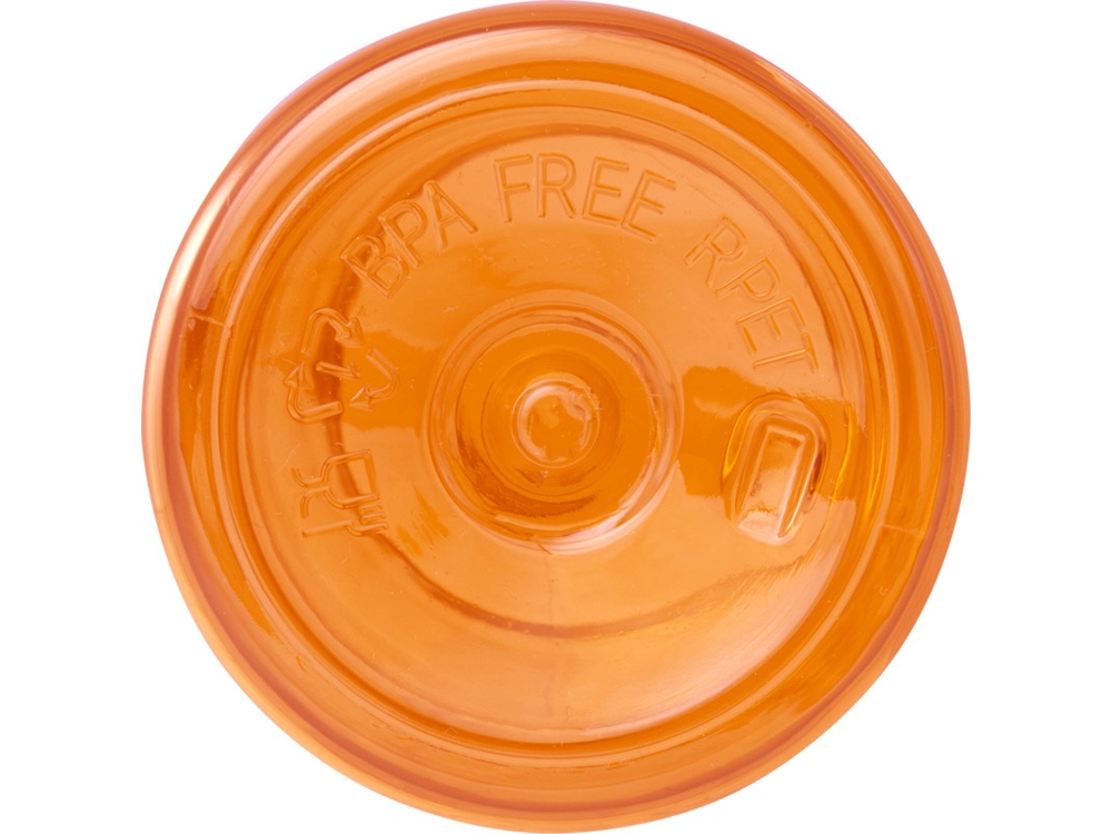 Бутылка для воды Bebo из переработанной пластмассы объемом 500 мл - Оранжевый-2