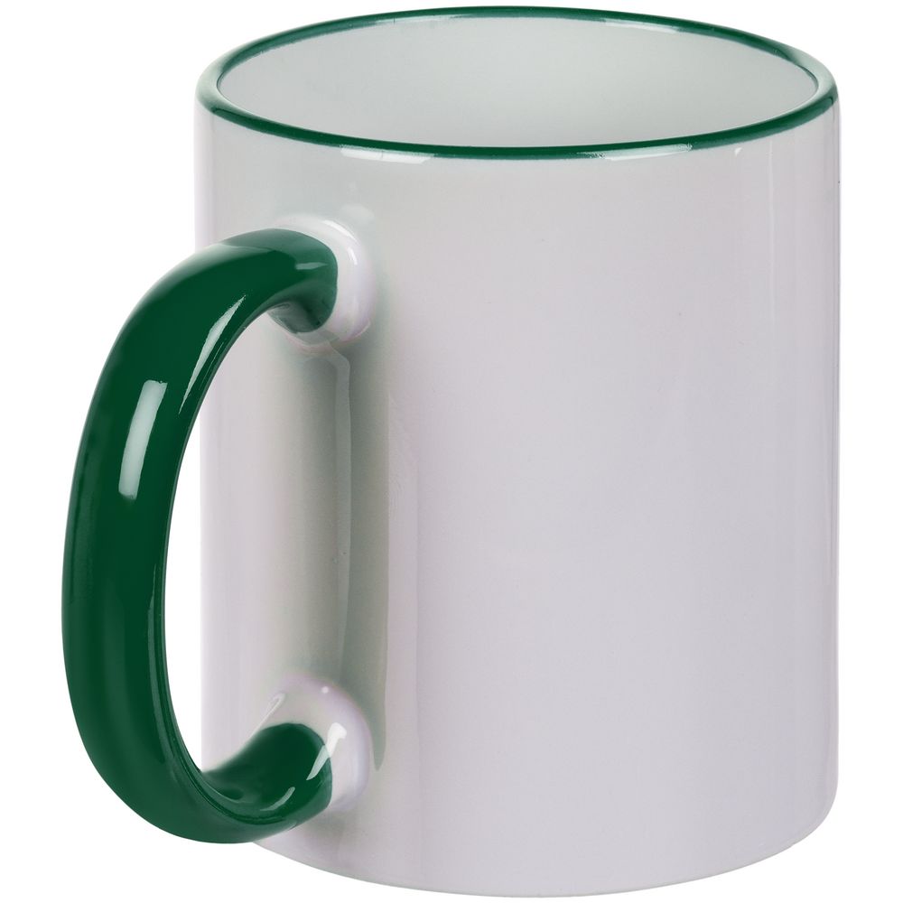Кружка Rimo для сублимационной печати, темно-зеленая-1
