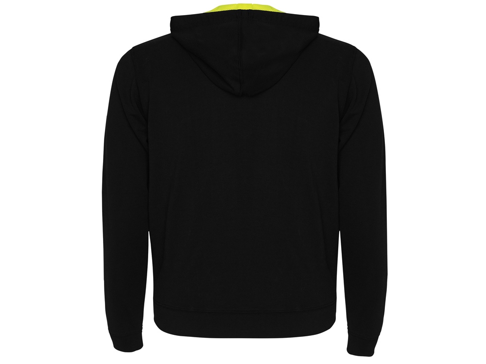 Толстовка на молнии Fuji, черный/неоновый желтый-1