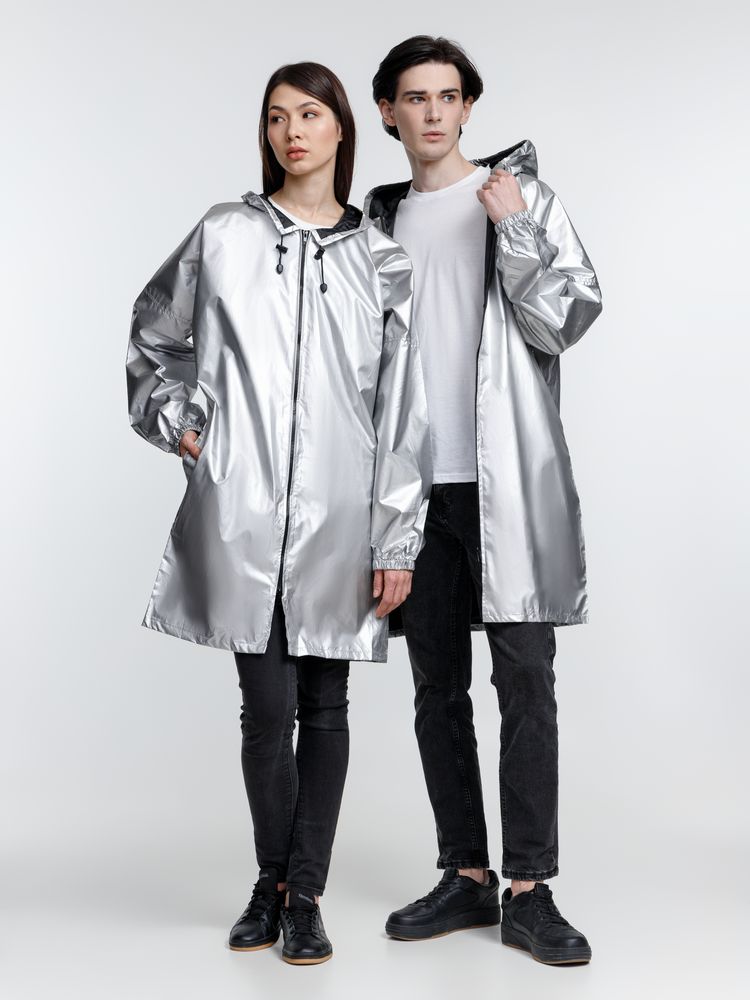 Дождевик Palladio Pockets, серебристый-8