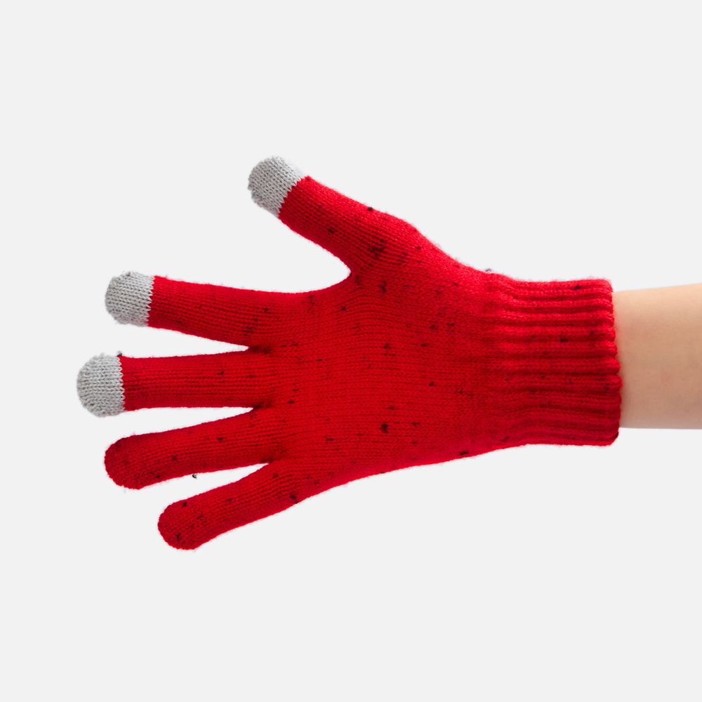 Перчатки сенсорные Spotti Senso, красные-1