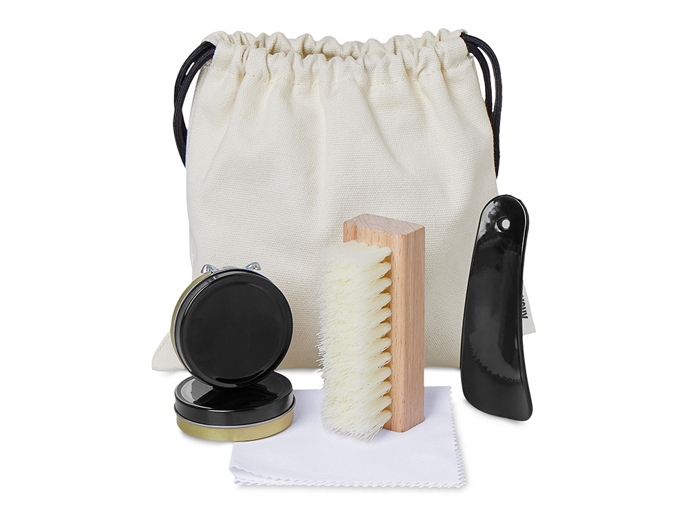 Набор для чистки обуви Hotelier, белый-0