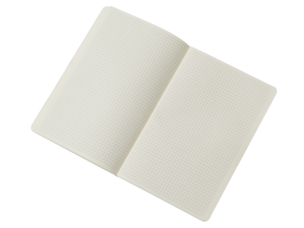 Блокнот в гибкой обложке A5 Виспи 2.0 в клетку, темно-синий-3