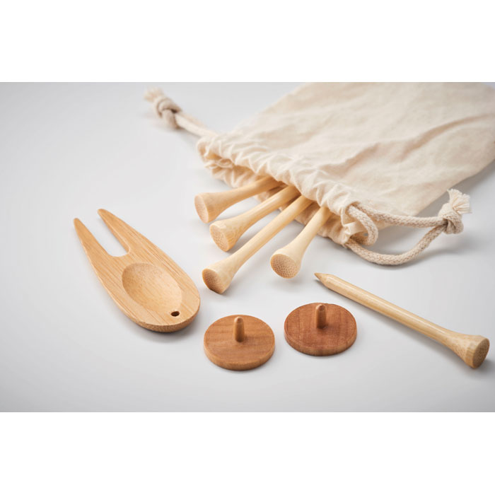 Набор для гольфа, бежевый-3