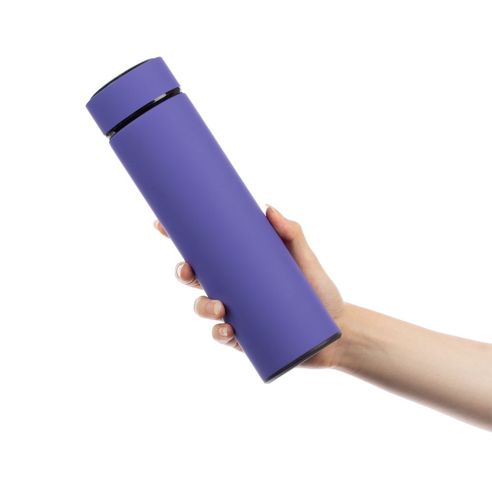 Термос с ситечком Percola, фиолетовый-4