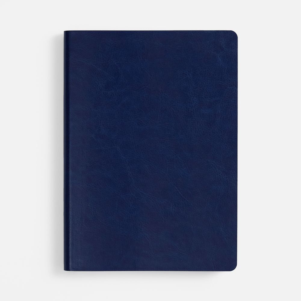 Ежедневник Nebraska Flex, недатированный, синий с серебром-2