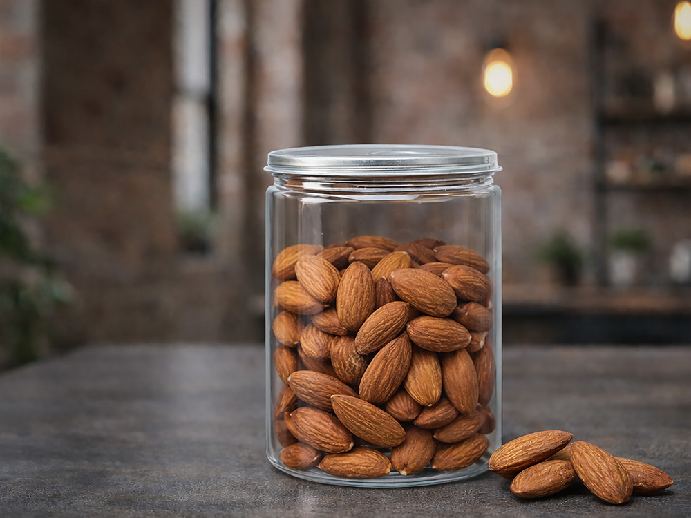Миндаль жареный NutBite, в банке easy-open, 150 г.-4