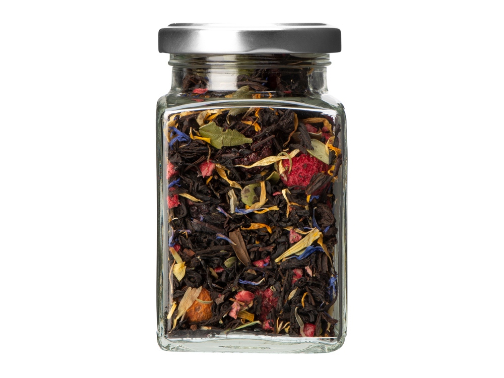Чай черный, серия Bouquet, таежный сбор, стеклянная банка-1