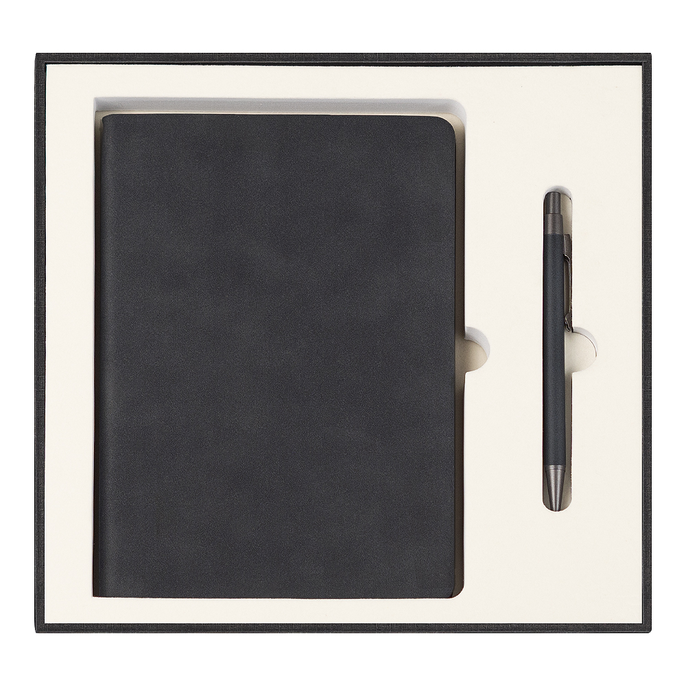 Набор подарочный Solution Superior Duo (ежедневник, Чёрный-0