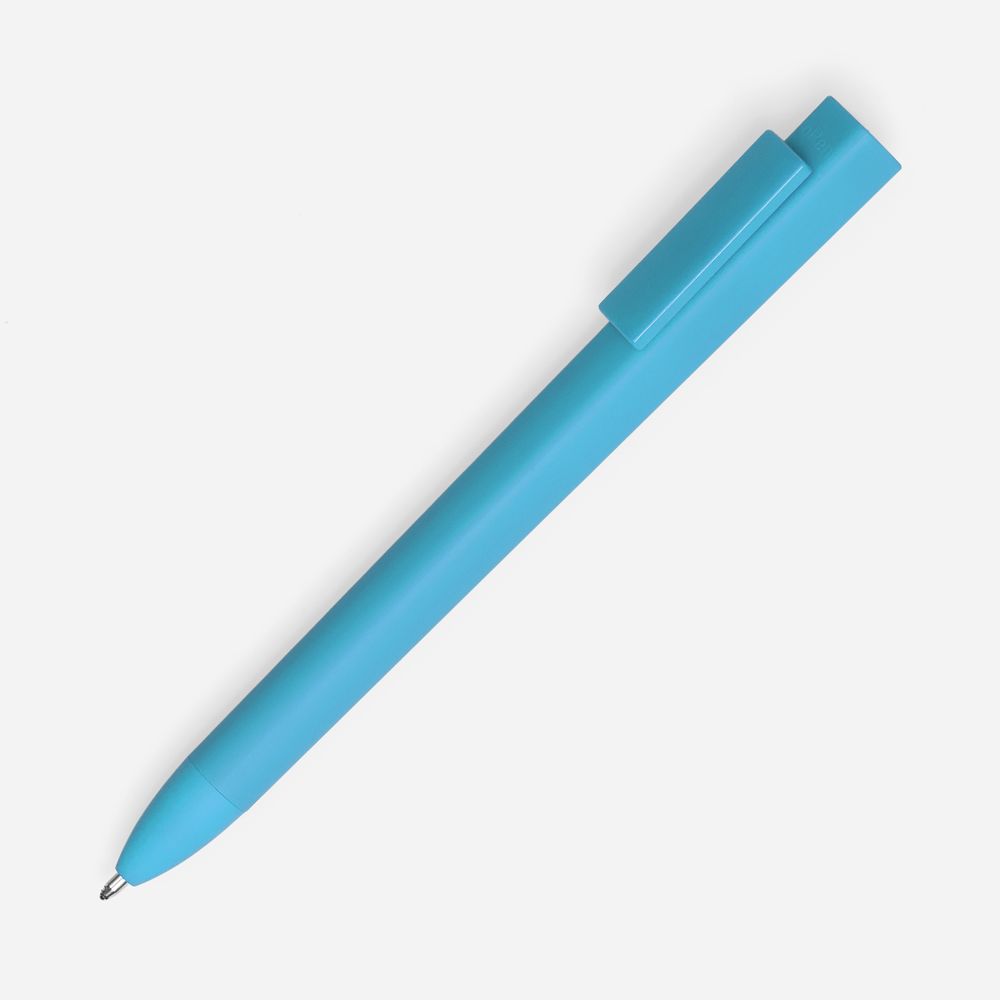 Ручка шариковая Swiper SQ Soft Touch, голубая-1