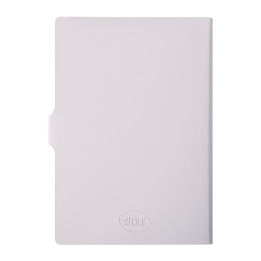 Ежедневник недатированный Stellar, А5, белый, кремовый блок  в линейку, с оранжевым обрезом, белый, оранжевый-3