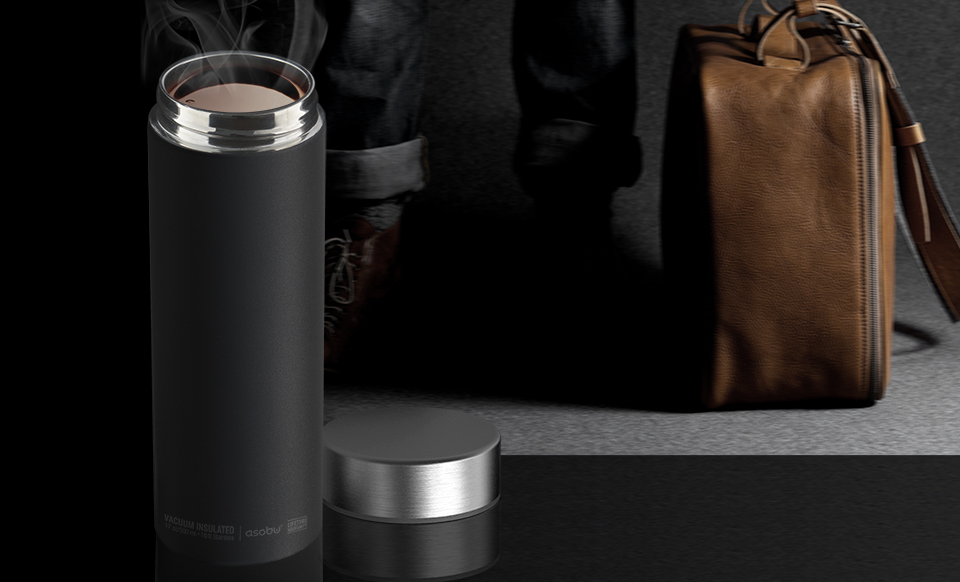 Термос LE BATON, 500 мл, черный/серебро-2