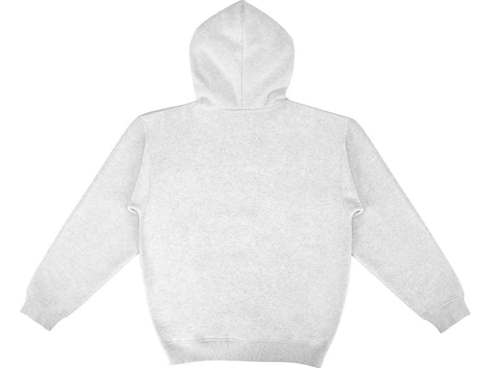 Толстовка с капюшоном оверсайз Berlin унисекс, белый меланж-16