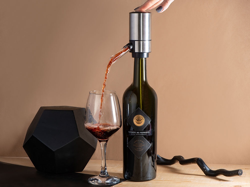 Электрический аэратор-диспенсер для вина Wine delight-17