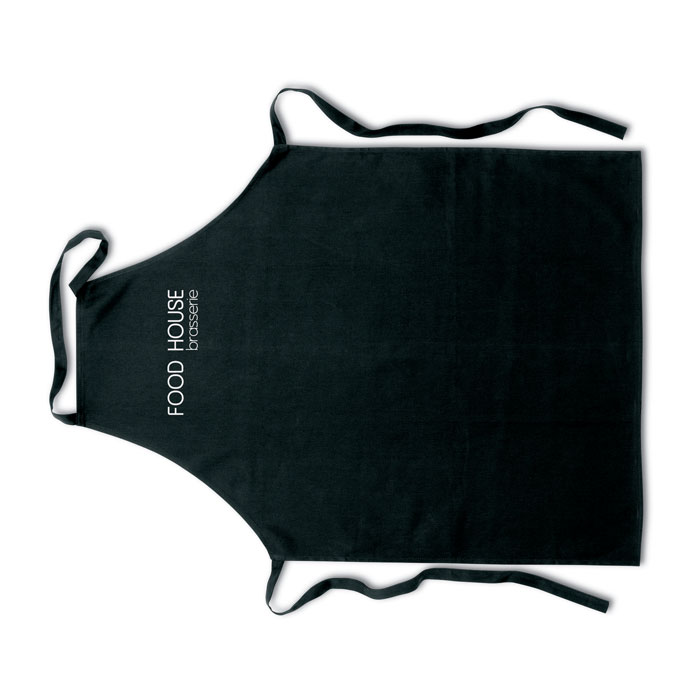 Кухонный фартук из хлопка, черный-12
