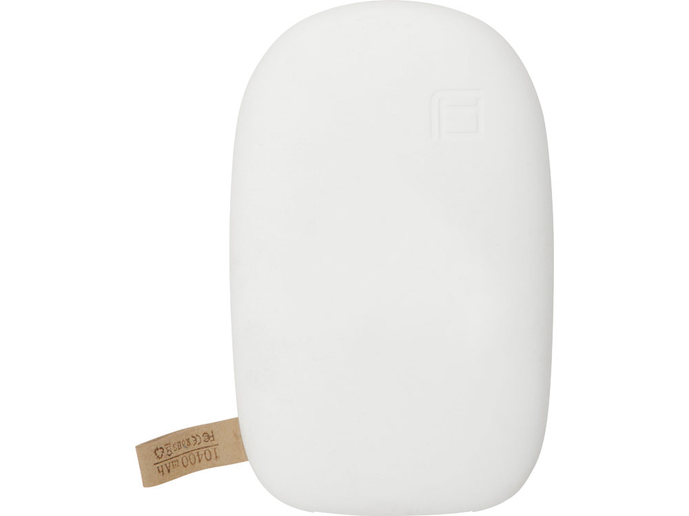 Внешний аккумулятор в форме камня Stone, 10400 mAh, белый-3