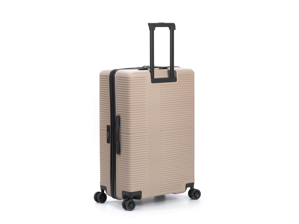 Чемодан TORBER Elton, песочный, ABS-пластик, 47 х 32 х 78 см, 96 л-1