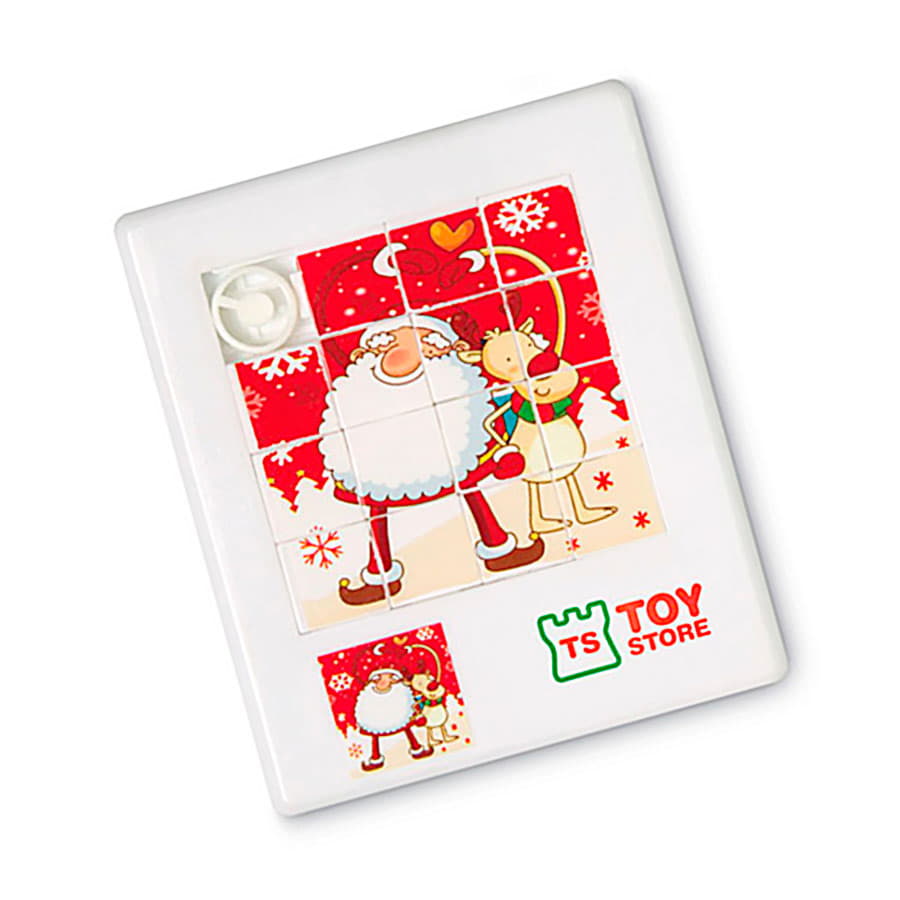 Игра  "Пятнашки" 16+; 9х7,6х0,6 см; пластик; тампопечать, белый-1